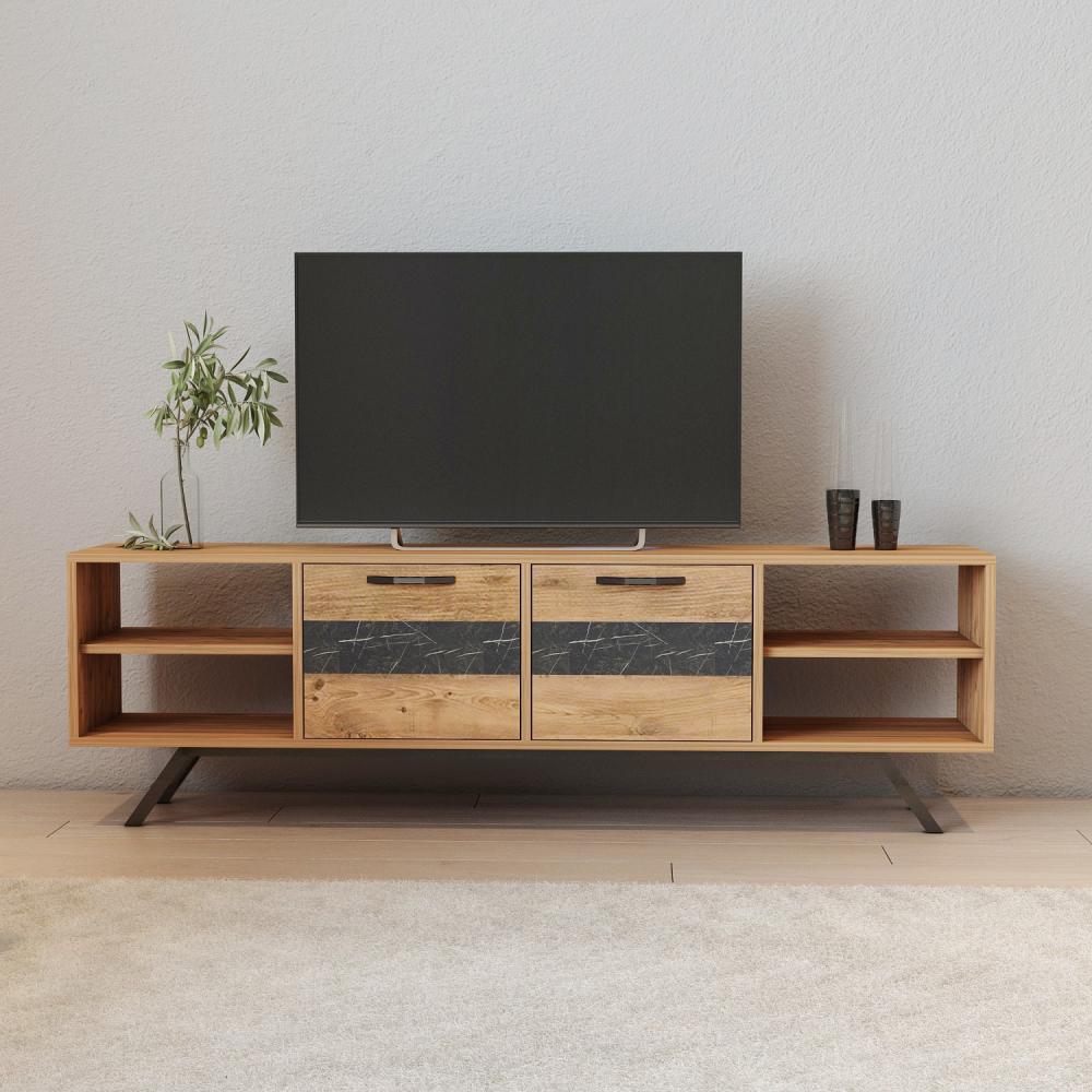 Mueble TV 150 cm De pie - Roble 2 puertas | Linco