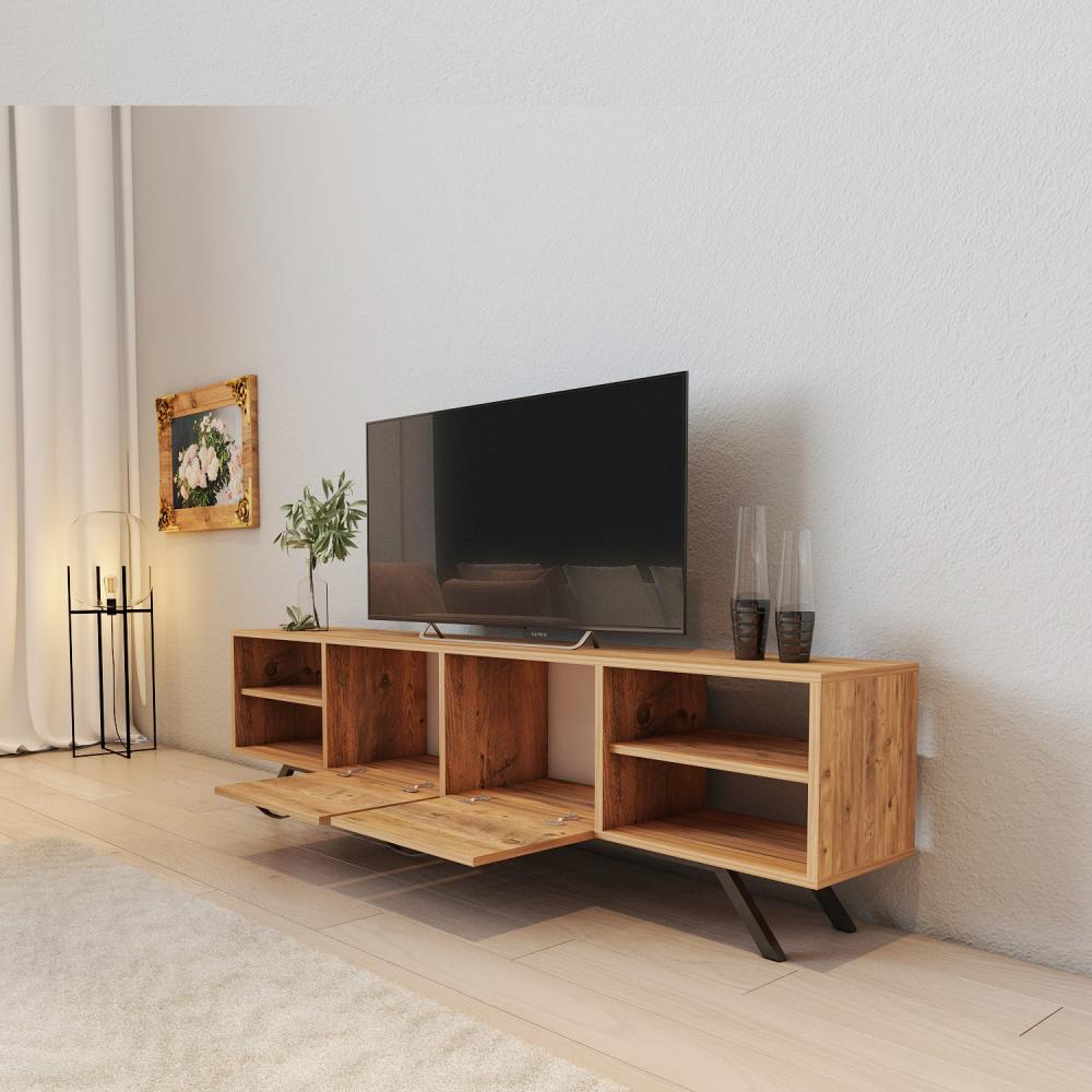 Mueble TV 150 cm De pie - Roble 2 puertas | Linco