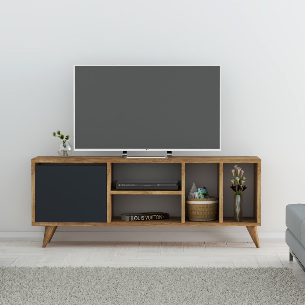 Mueble TV 120 cm De pie - Roble | maher