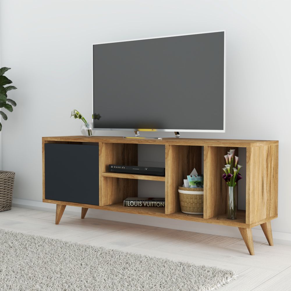 Mueble TV 120 cm De pie - Roble | maher