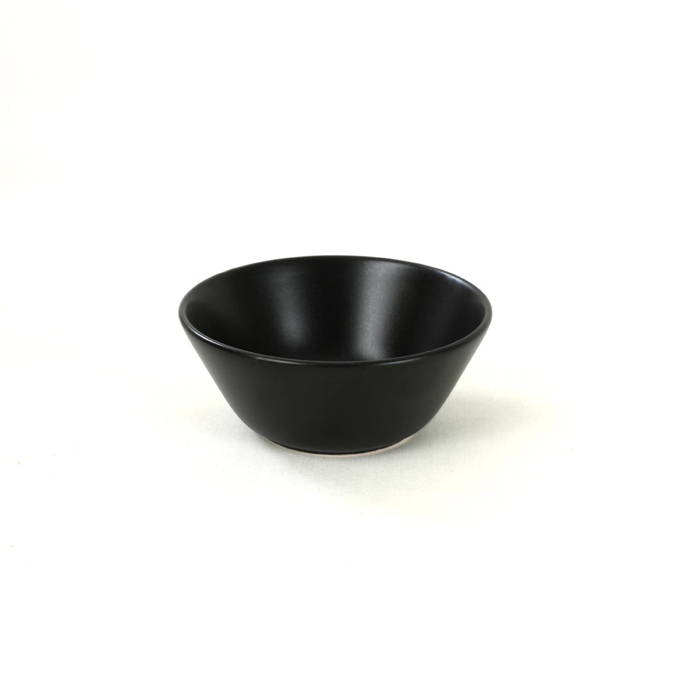 Cuenco para sopa Hitit negro mate de 14 cm, 6 piezas