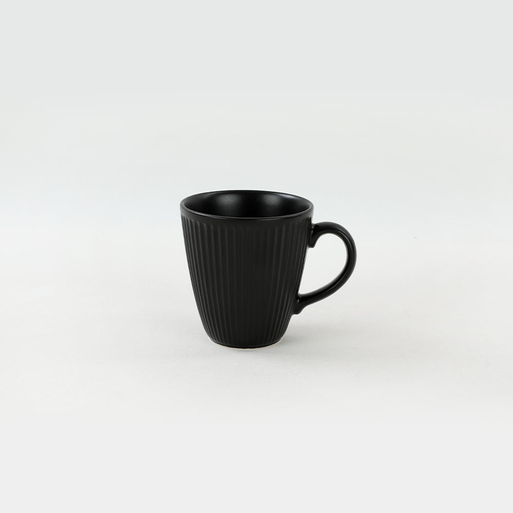 Taza Myra Negra Mate 10 Cm 6 Piezas