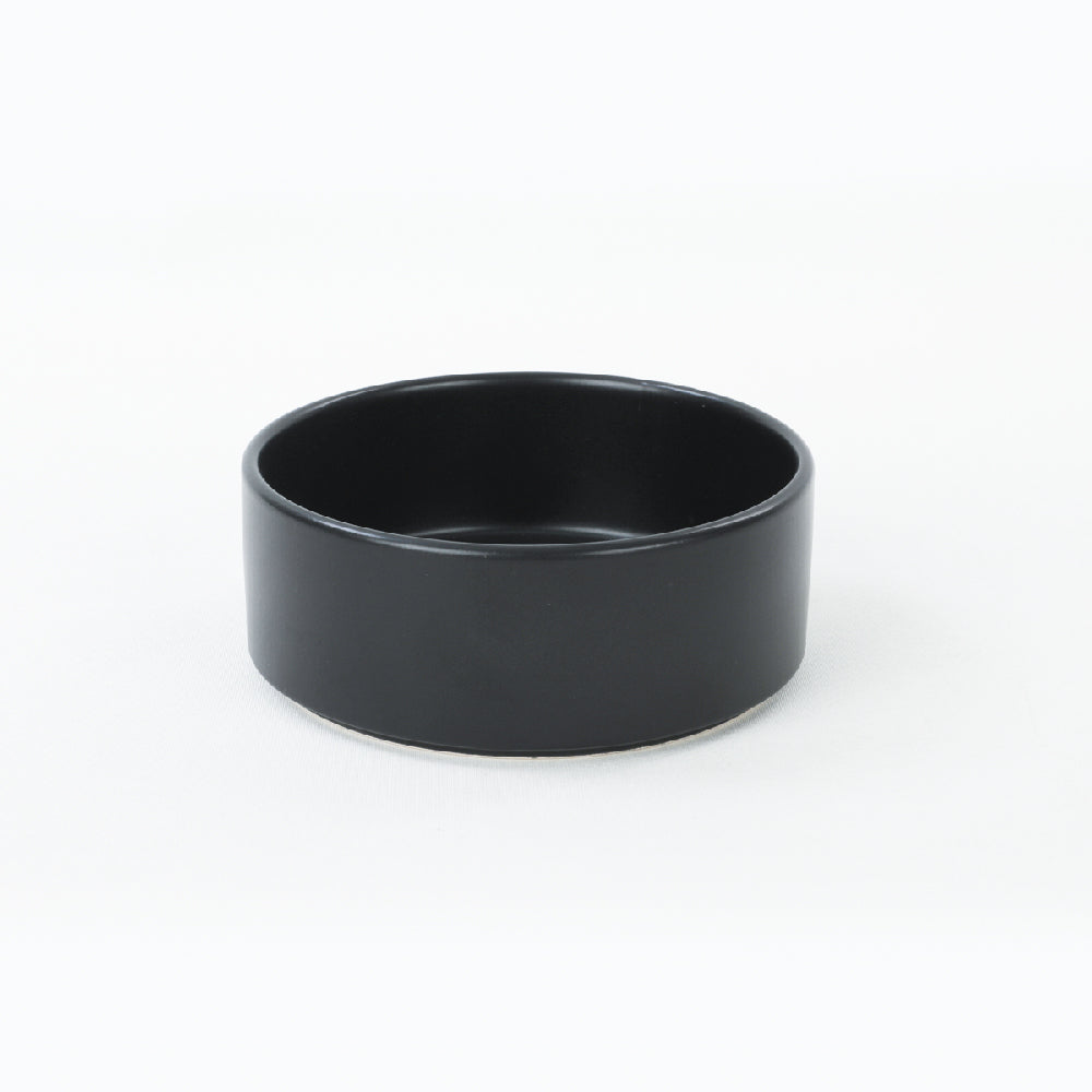 Cuenco para sopa apilable negro mate de 14 cm, 6 piezas