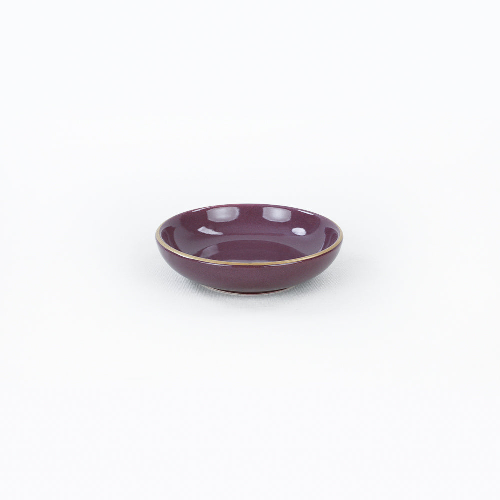 Plato Tapas/Snack/Salsa Morado 13 Cm 6 Piezas