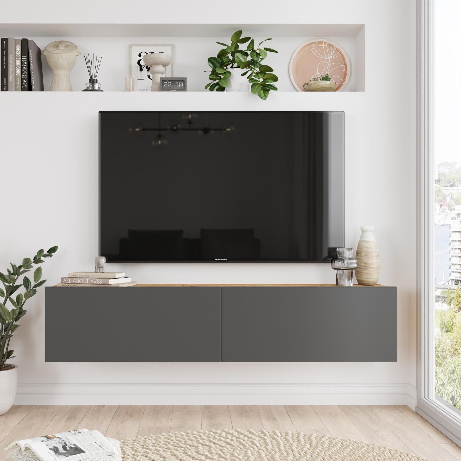 Stand de TV 140 cm flotante | Bayeux