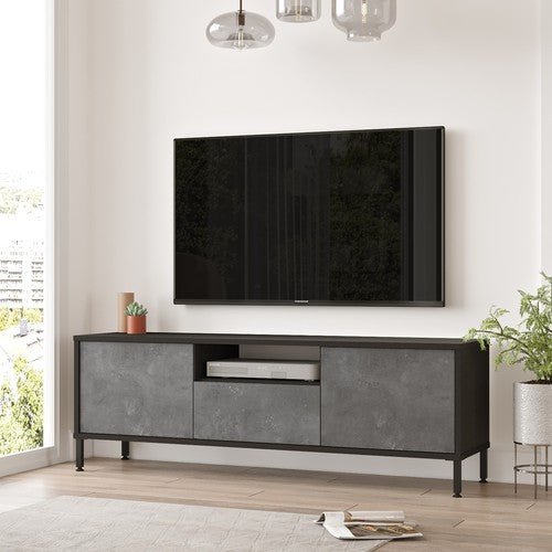 Stand de TV 140 cm Beton Gray | Hamburgo