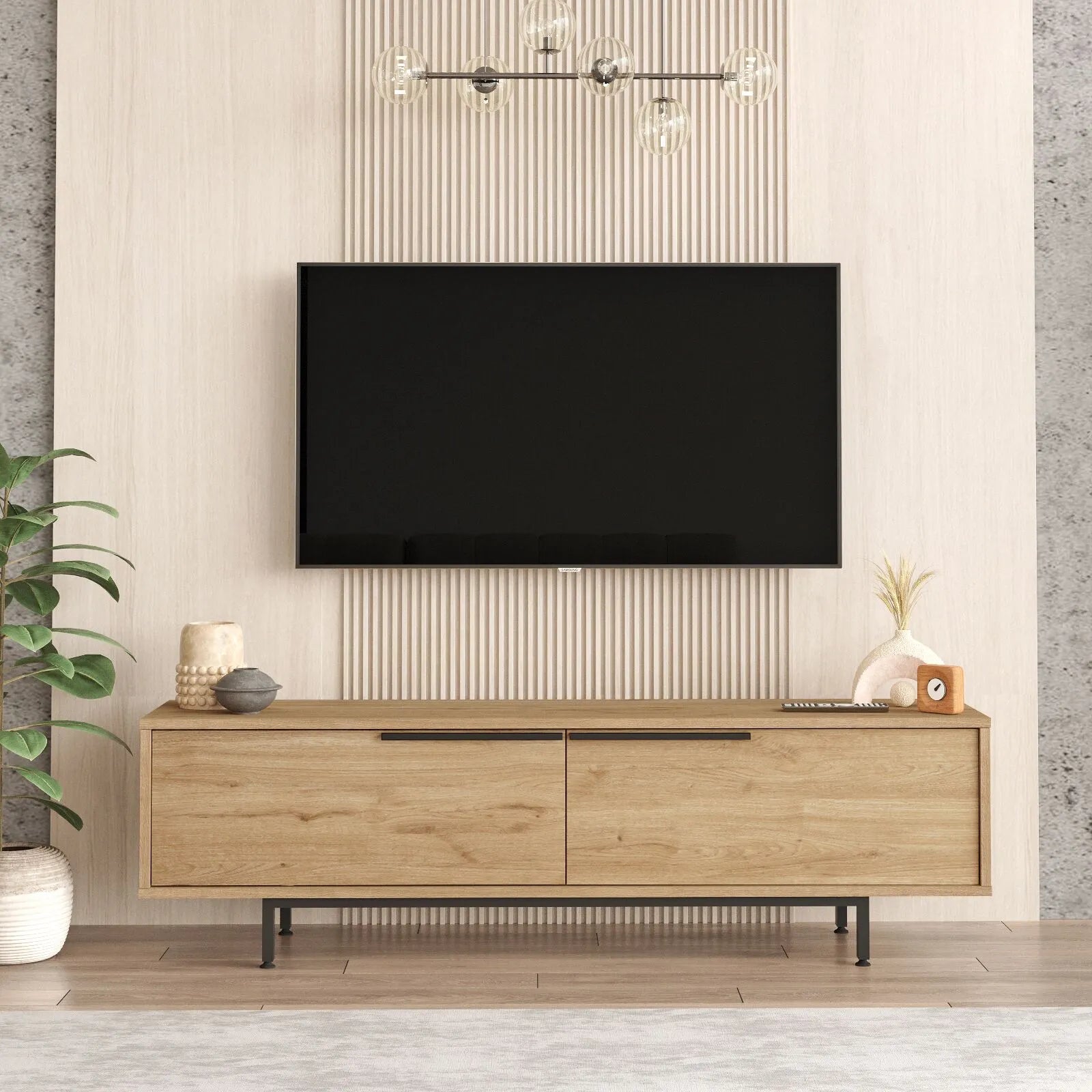 Mueble TV Ratán 160 cm De pie | Ola