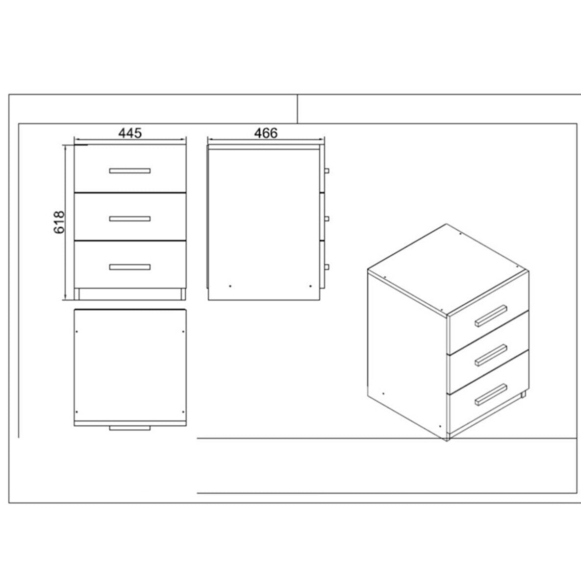 Juego de muebles de oficina zermat madera