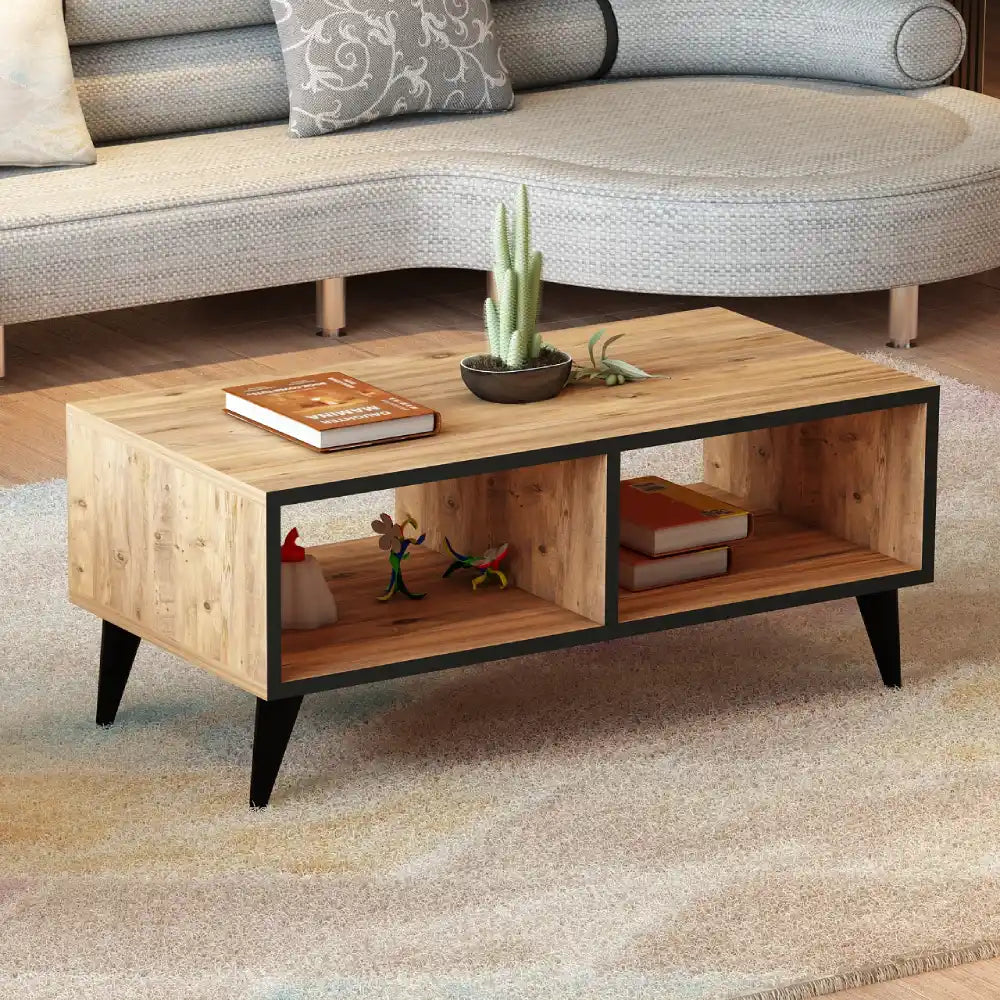 Mesa de centro rectangular con patas | vidsel