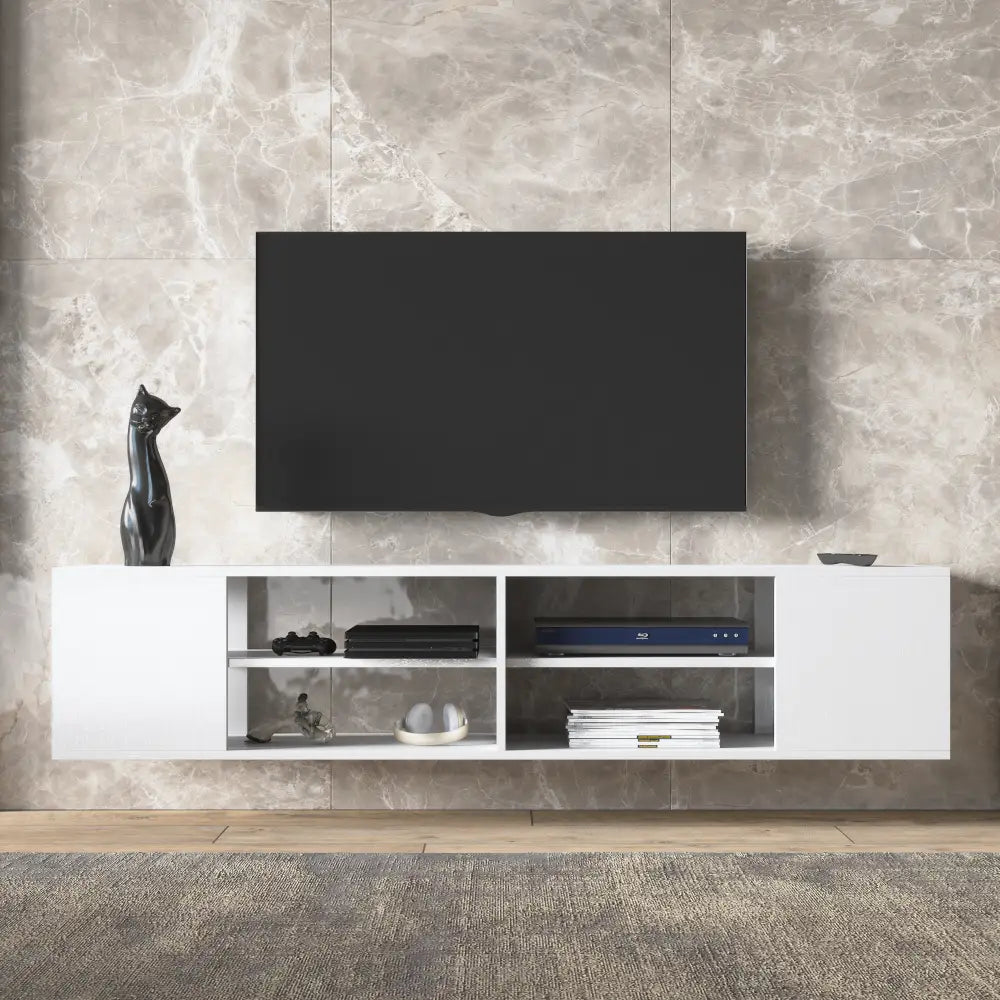 Mueble TV 180 cm Flotante - Veta de madera | alvesta