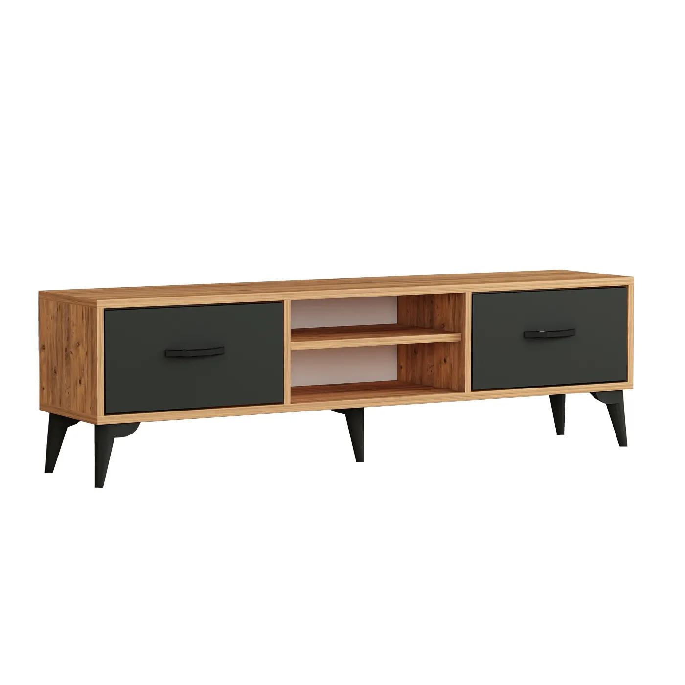 Mueble TV 180 cm de pie - Roble | adak