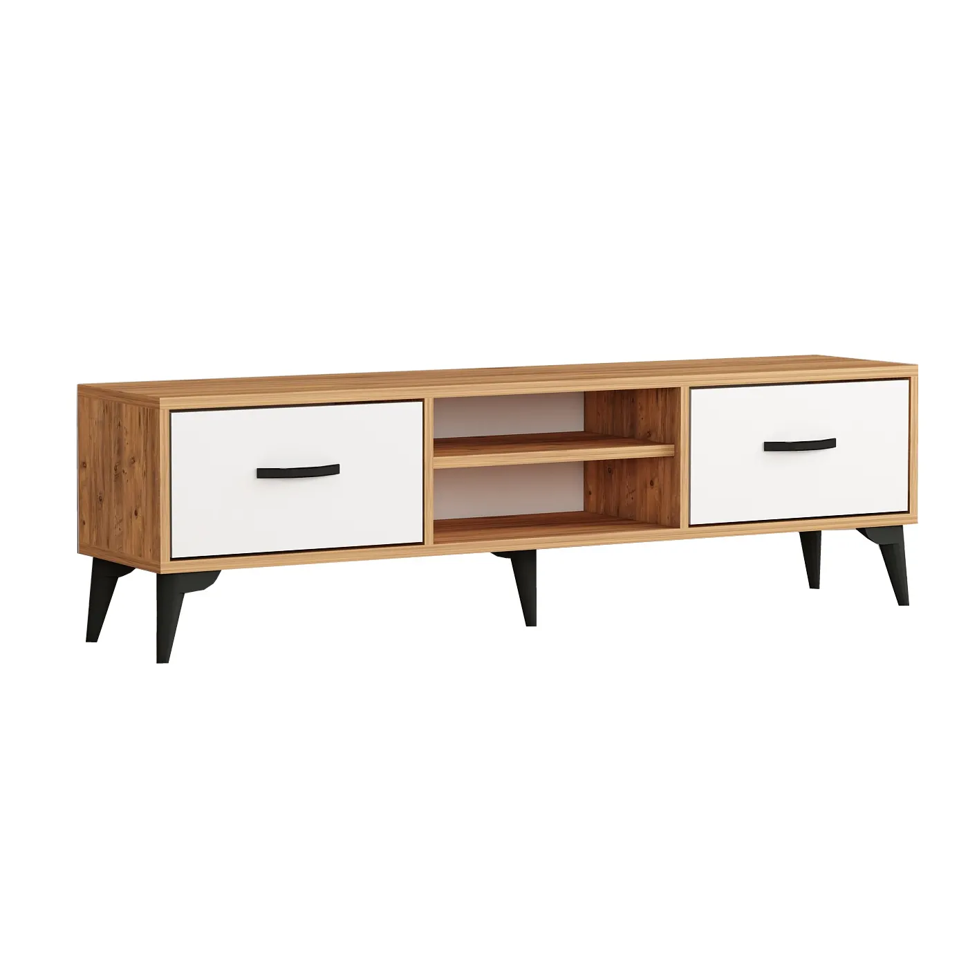 Mueble TV 180 cm de pie - Roble | adak