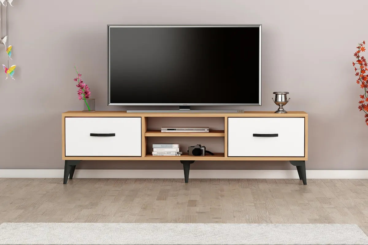 Mueble TV 180 cm de pie - Roble | adak