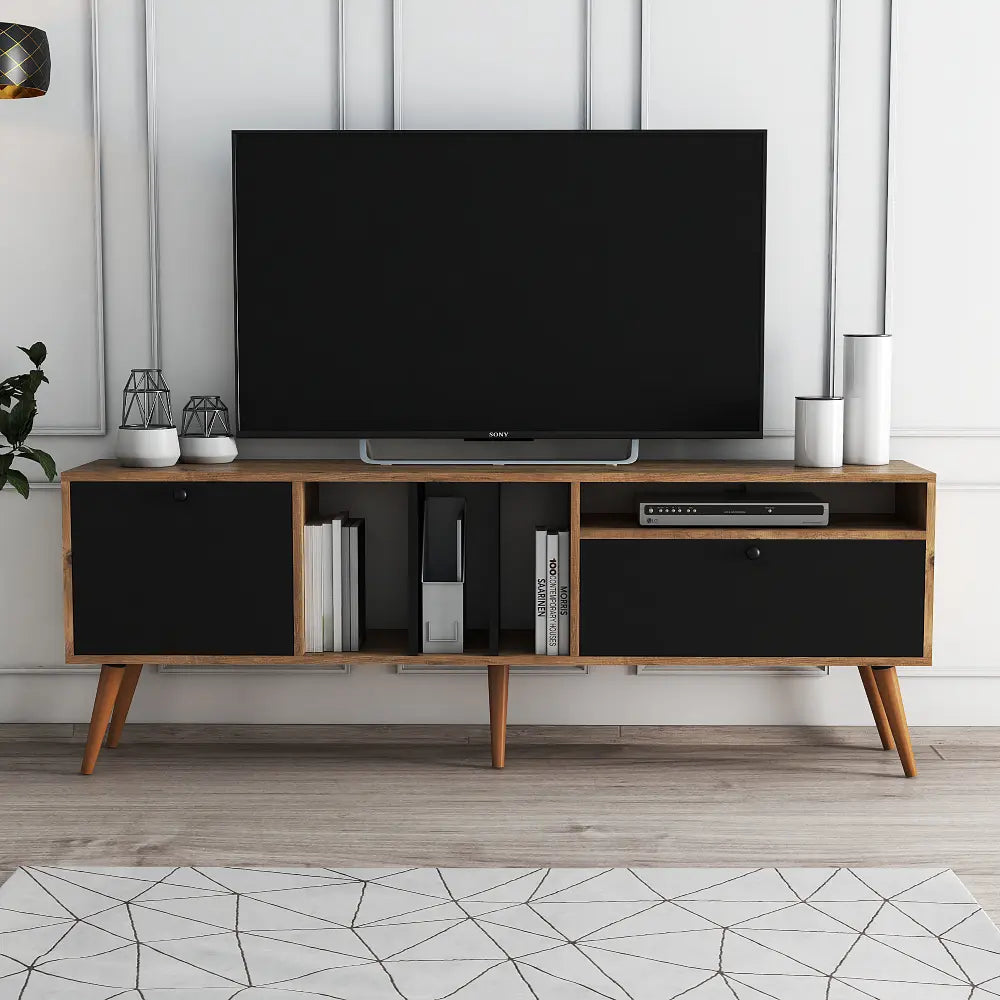 Mueble TV 180 cm de pie - Roble | Borgholm