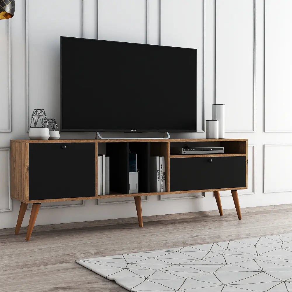 Mueble TV 180 cm de pie - Roble | Borgholm