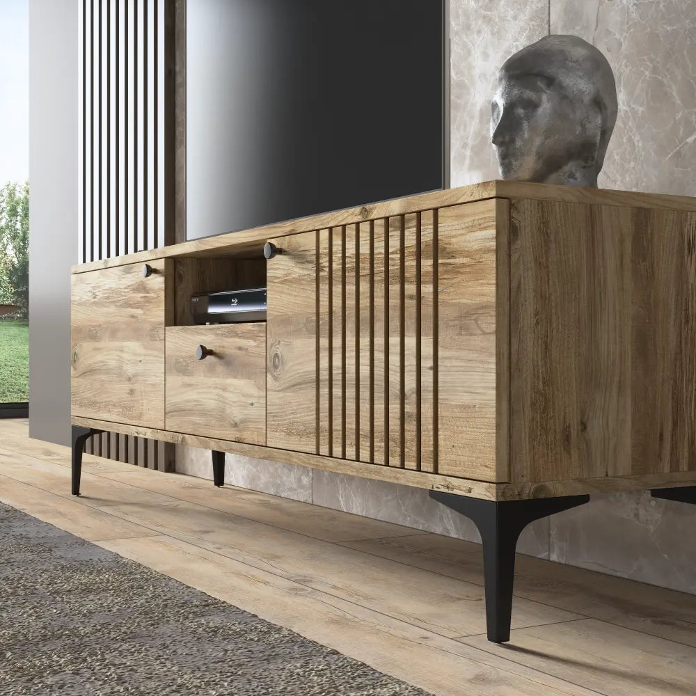 Mueble TV 150 cm de pie - Roble | murjek