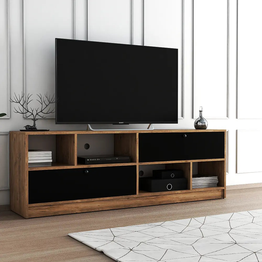 Mueble TV 180 cm de pie - Minimalista - Roble | Ronneby