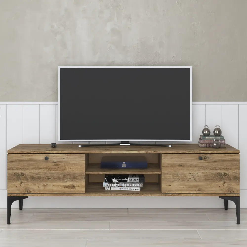 Mueble TV 150 cm de pie - Roble | Udtja