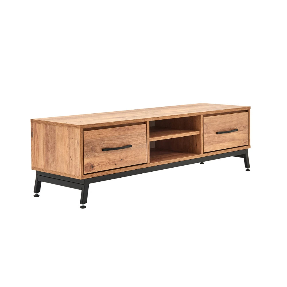 Mueble TV 140 cm De pie - Roble | Bjert