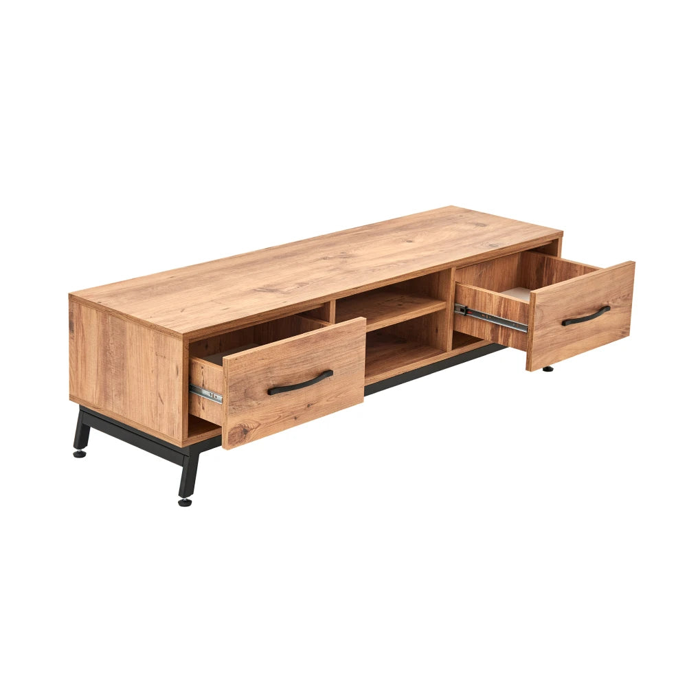 Mueble TV 140 cm De pie - Roble | Bjert